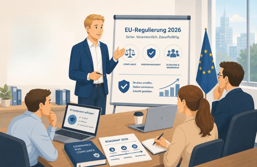 EU-Regulierung 2026: Was Unternehmen jetzt zu KI, NIS2 und Compliance wissen müssen
